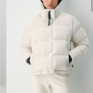 Aritzia Matte Pearl Puffer Jacket